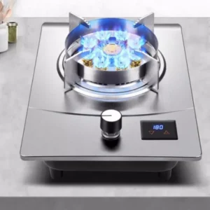 7.0KW Gas Cooker - Stainless Steel Stove Gas Stove, Tabletop And Flush-mounted Gas Ranges, Flame Size Is Adjustable Gas Ranges, Intelligent Timing Gas Stove, Easy To Clean Gas Cooker