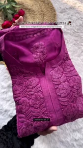 Luxe Chikankari Long Kurtas – Grace in Every Thread ????