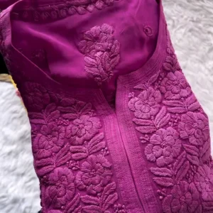 Luxe Chikankari Long Kurtas – Grace in Every Thread ????