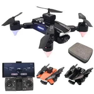 Foldable Mini Drone for Kids | Obstacle Avoidance Drone | 360 Degree Flip Functionality | Foldable Toy Drone with Dual Camera | 3 Speed Modes