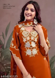 LAZZLY Kurta Set with Dupatta for Women | Women Kurta | Women Kurta Sets with Pajama | Women Kurta with Pant & Dupatta | Women Kurti Set with Pant & Dupatta