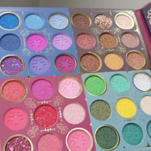 Enchanted Garden 36-Color Mega Artistry Eyeshadow Palette – Professional Rainbow Pigment Kit with Mattes, Shimmers & Chunky Glitters