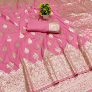 Banarasi Silk Kanjeevaram Silk Saree | Zari Woven Premium Jacquard Saree