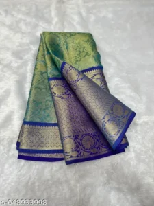 Kanjiwaram tissue soft silk saree
