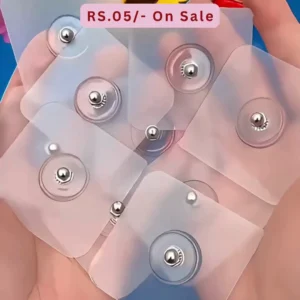 Heavy-Duty Transparent Self-Adhesive Screw Wall Hooks – No-Drill Waterproof Seamless Hanging Nails for Kitchen, Bathroom, and Home Organization